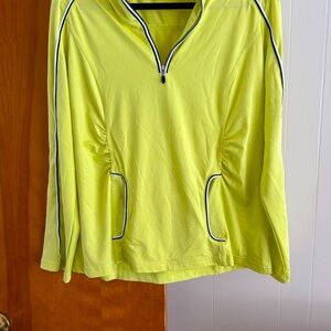 Bright lime Chicos zenergy size 2 with small pockets